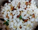 A picture of step 5 of Falhari Sabudana Chiwda.