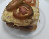 Foto del paso 8 de la receta: Sándwich doble de Tortilla Francesa y Salchichas al estilo Pitt