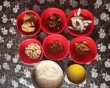 A picture of step 1 of Khuska A Pahari Festive Dish.
