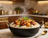A picture of step 6 of Pakistani Sindhi Biryani Recipe | Authentic Spicy & Tangy Restaurant-Style Biryani at Home.