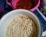 Foto langkah ke 4 dari resep Spagetti Jamur Sapi.