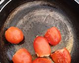A picture of step 5 of Stuffed Tomatoes in Makhni Gravy.