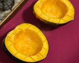 A picture of step 4 of Mashed Acorn Squash.
