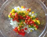 Foto del paso 2 de la receta: Tortilla de huevo, vegetales y pasta