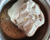 A picture of step 1 of Chakka appam/ steamed jackfruit rice cake.