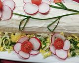 Foto del paso 15 de la receta: Pionono con pollo, rabanitos y tomates cherry