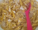 Foto langkah ke 2 dari resep Penne Alfredo 💛🥓🧀.