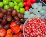 Foto langkah ke 1 dari resep Asinan Buah Kuah Jus Cranberry Mix Kalamansi.