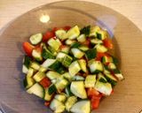 A picture of step 2 of Greek salad.