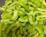A picture of step 1 of Snake gourd sabji fry.