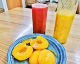 Hình bước làm 3 của món Nước ép bưởi đào 🍐 🍑