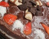 صورة لخطوة 6 من وصفة كيكه بالشوكولاته والكريمه 🍰🍫