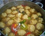 Foto langkah ke 3 dari resep Semur baso ikan.