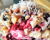 Foto del paso 3 de la receta: Postre en Vaso Frutos Rojos, Crumble frutos Secos y Crema Blanca