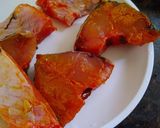 A picture of step 1 of Fish curry.