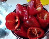 Burgonyàval töltött paprika, sütőből 🫑 recept fázis 1 fotója