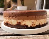 Foto del paso 4 de la receta: TARTA A LOS TRES CHOCOLATES FRÍA🍫
