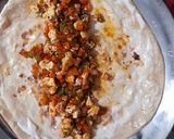 A picture of step 8 of Veg Burritos.