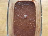 Budín rápido de avena y cacao (en microondas)
