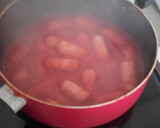 Foto del paso 3 de la receta: Salchichas de pollo en tomate