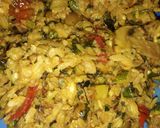A picture of step 4 of Italian Poha.
