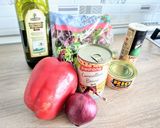 Pas rețetă Salată rapidă cu ton și fasole 1 fotografie