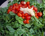 A picture of step 4 of Spinach and Chicken skillet.