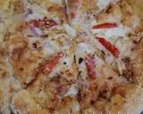 A picture of step 8 of Chicken tikka corner pizza 🍕🍕.