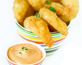 Foto del paso 8 de la receta: Langostinos a la gabardina con Mojonesa