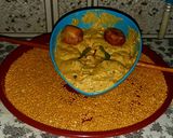 A picture of step 16 of Malai kofta with white gravy curry.