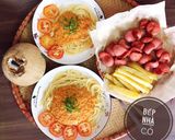 Hình bước làm 4 của món Mỳ Ý - Spaghetty sốt cà chua bò băm