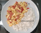 Foto langkah ke 3 dari resep Nasi Telor Hongkong.