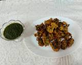 Spenich onion potato pakory recipe step 4 photo
