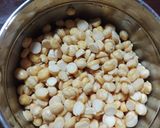 A picture of step 1 of Bengal Gram Dal Fritters Curry.