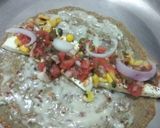 A picture of step 8 of Mix daal Mexican wrap.