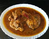 A picture of step 5 of Fish curry masala.