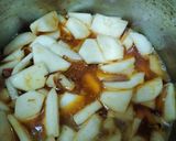 A picture of step 3 of Turnip bhaji.