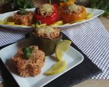 صورة لخطوة 2 من وصفة فليفلة معمره بالرز