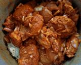 A picture of step 1 of Bihari style mutton curry.