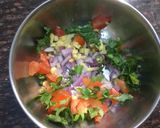 A picture of step 2 of Stuffed Egg Parathas.