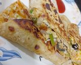 A picture of step 6 of Mix Vegetable Frankie.