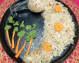 A picture of step 4 of Butter Garlic Rice.