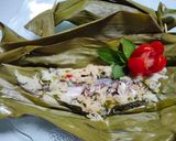 Foto langkah ke 6 dari resep Pepes ikan asin / linting gerih Abang.