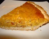 A picture of step 8 of Pumpkin Pie with ricotta cheese, coconut, almonds.