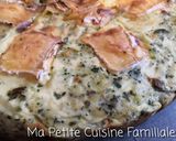 Une image de l'étape 4 de Quiche sans pâte, brocolis, camembert.