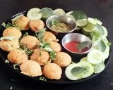 A picture of step 1 of Urad dal vegetable Appe 😋😋🎂.
