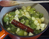 Foto del paso 2 de la receta: Mermelada de kiwis y manzanas