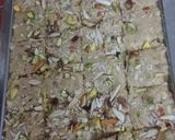 A picture of step 13 of Dry fruit suji tukri.