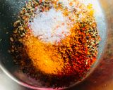 A picture of step 5 of Whosaynas Achaar Murgh.