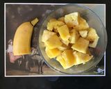 A picture of step 3 of California Farm Fresh Pine Apple Smoothie.